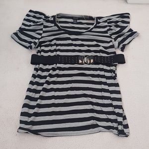 Black and grey dress